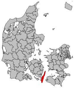 Map DK Langeland